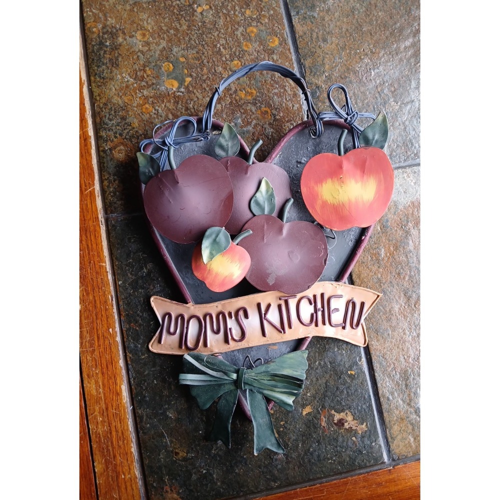 Metal Kitchen Decorative Hanging Wall Art Quotes Mom"s Kitchen